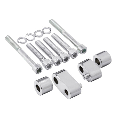 Driver Floorboard Spacer Extension Kit Fit For Harley FLHX 09-21 FL Trikes 09-13 - Moto Life Products