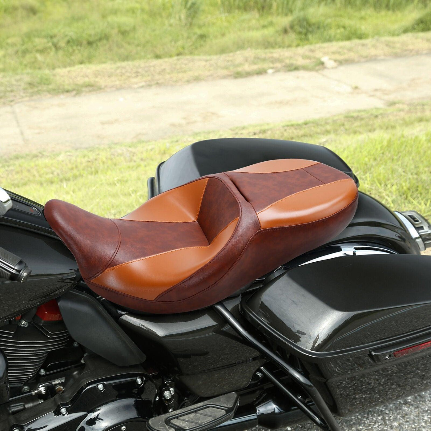 Desert Rider Passenger Seat Fit For Harley Electra Glide Road Glide 2009-2022 19 - Moto Life Products