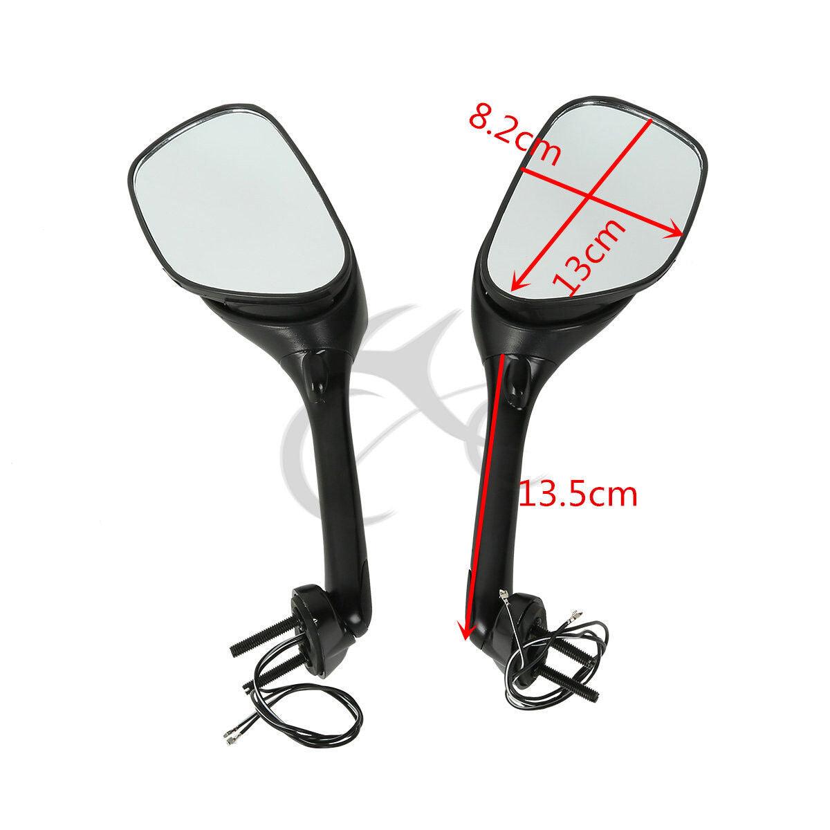 LED Integrated Turn Signal Side View Mirrors For Suzuki GSXR 600 750 2006-2021 - Moto Life Products