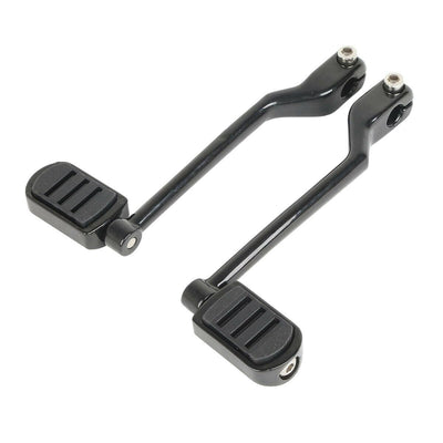 Black Left Heel Toe Shifter Lever Pedal Pegs Fit For Harley Electra Glide 88-21 - Moto Life Products