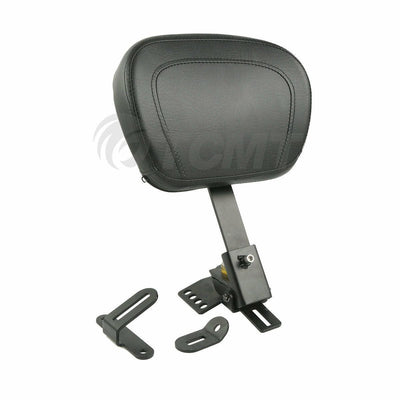 New Black Plug-In Driver Rider Backrest Pad Fit For Harley Road Glide King 97-22 - Moto Life Products