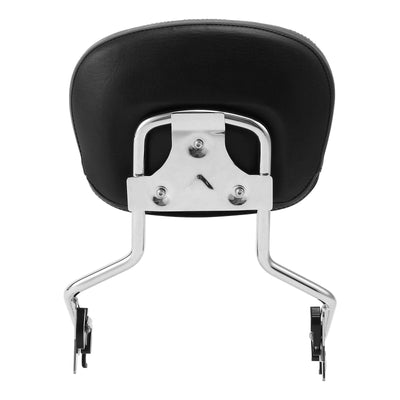 Detachable Upright Sissy Bar Backrest Fit For Harley Touring 2009-2022 21 Chrome - Moto Life Products