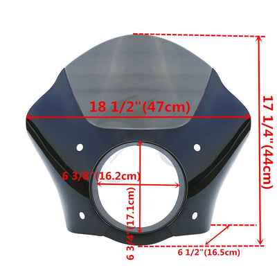 Gauntlet Fairing & Bracket Mount Fit For Harley Sportster XL883 1200 48 72 88-21 - Moto Life Products