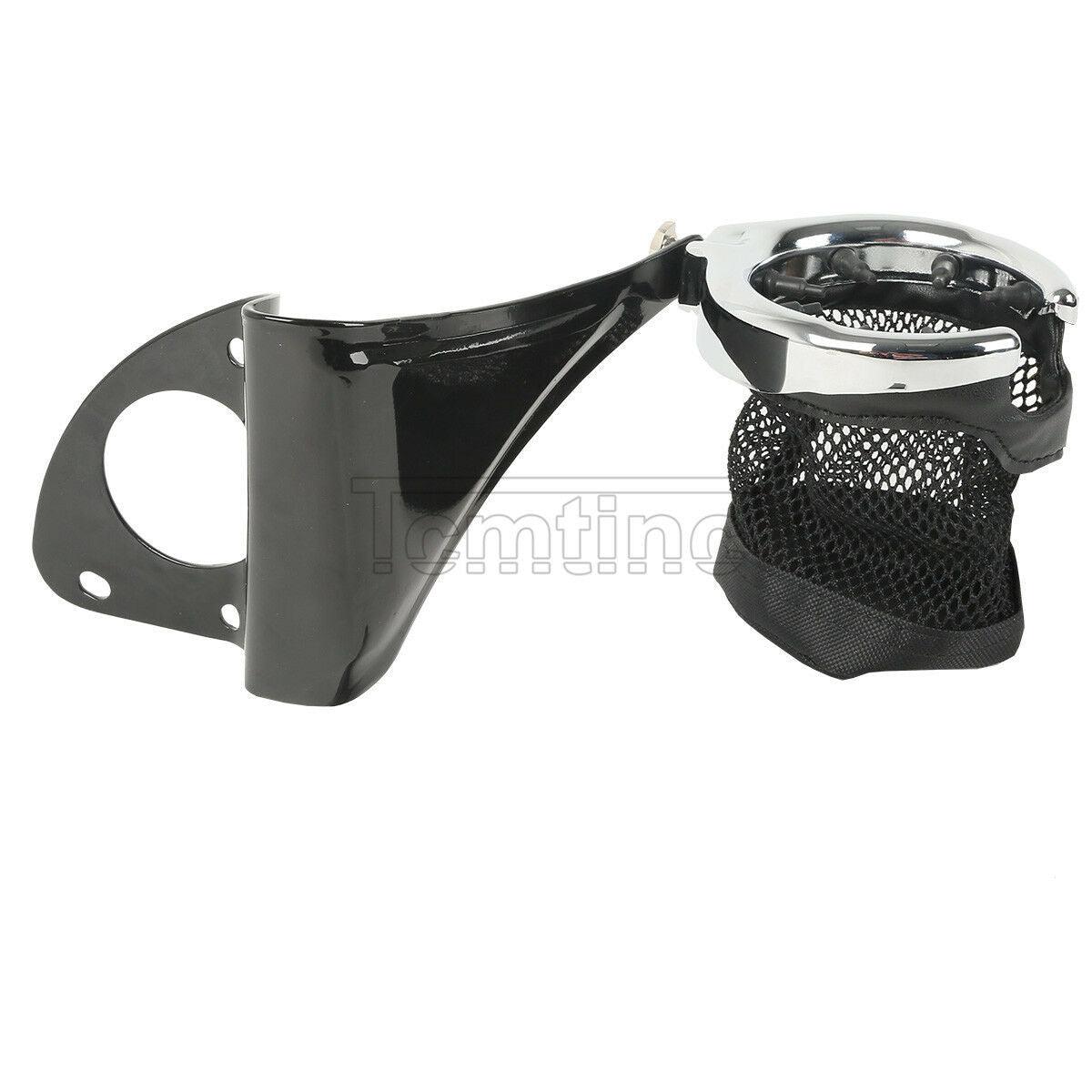 Rear Drink Cup Holder Passenger For Harley Electra Glide Ultra Limited 2014-2022 - Moto Life Products