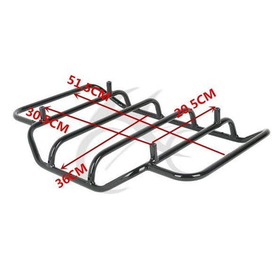 King Pack Trunk Pad Luggage Rack Fit For Harley Tour Pak Road King Glide 14-22 - Moto Life Products
