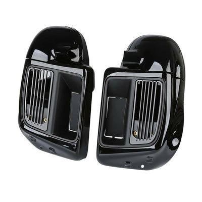 Black Lower Vented Fairing &Water-Cooled Fit For Harley Touring Road Glide 14-22 - Moto Life Products