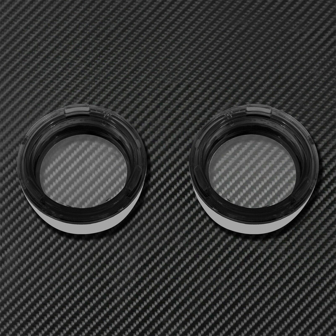 Chrome Clear Trim Ring Bullet Turn Signal Lens Cover Fit For Harley Softail Dyna - Moto Life Products