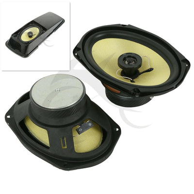 6" x 9" Saddlebag Lids Speakers Fit For Harley Touring Road Electra Glide 94-13 - Moto Life Products