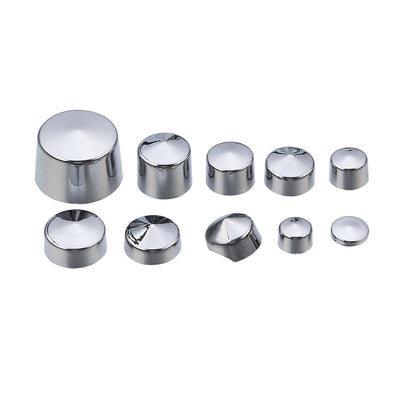 87 pcs Chrome ABS Bolt Toppers Caps Fit For 1984-2006 05 Harley Softail Twin Cam - Moto Life Products