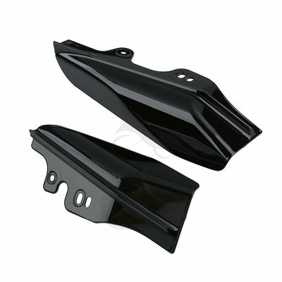 Chrome/Black Mid-Frame Air Deflector For Harley Road King Glide 2001-2008 2007 - Moto Life Products