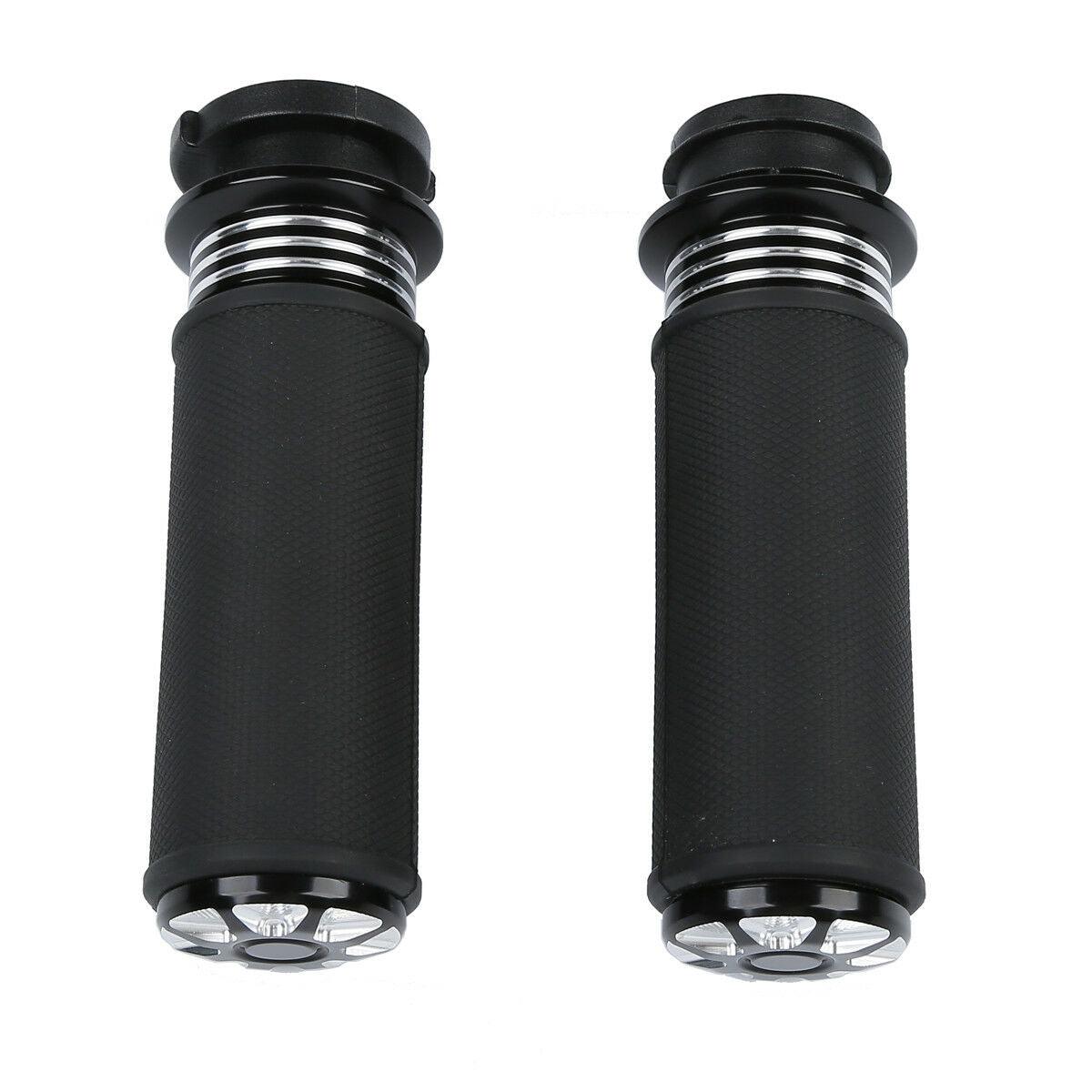 Electric Handle Bar Hand Grips 1" 25mm Fit For Harley Sportster Touring Custom - Moto Life Products