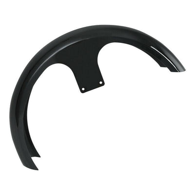 Black 26" Wrap 6" Front Fender For Harley Custom Baggers Touring Electra Glide - Moto Life Products