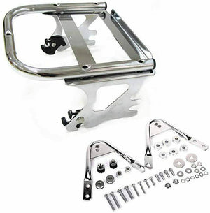 Detachable Two-Up Tour Pack Mount Luggage Rack +Docking For 97-08 Harley Touring - Moto Life Products