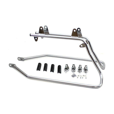 Extended Hard Saddle bags +Conversion Brackets For Harley Davidson Softail 86-13 - Moto Life Products