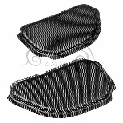 Blk Front Fairing Mesh Speaker Grills Covers For Harley 98-13 Road Glide FLTRU/X - Moto Life Products