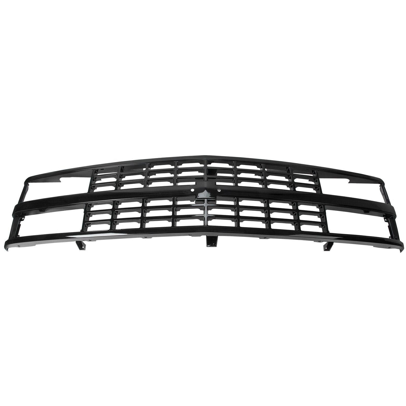 Glossy Black Painted Front Grille For 1988-93 Chevrolet C1500 K1500 89 90 91 92 - Moto Life Products