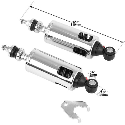 Rear Suspension Heavy Duty Rear Shock Fit For Harley Heritage Softail 00-17 16 - Moto Life Products
