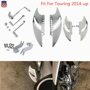 Driver Passenger Floorboard Footpeg Mount Set Fit For Harley Touring 2014-2020 - Moto Life Products
