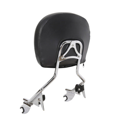 Chrome Backrest Sissy Bar & 4 Point Docking For Harley Davidson 09-13 Road King - Moto Life Products