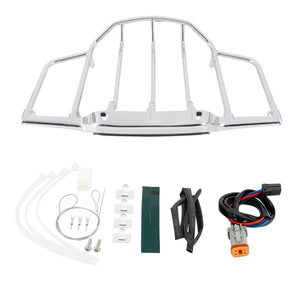 Trunk Air Wing Top Luggage Rack Fit For Harley Tour Pak Pack Road Gilde 1993-13 - Moto Life Products