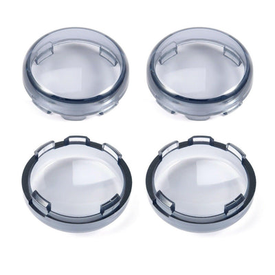 4pcs Turn Signal Light Smoke Lens Cover Fit for Harley Touring Sportster 1200 - Moto Life Products