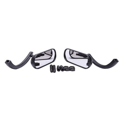 For Harley Davidson Softail Touring Road Street Glide Motorcycle Oval Mirrors HG - Moto Life Products
