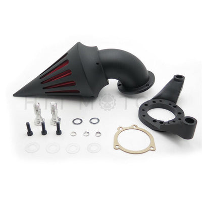 New Air Cleaner Intake Filter Kit For Harley Cv Carburetor Delphi V-Twin Black - Moto Life Products