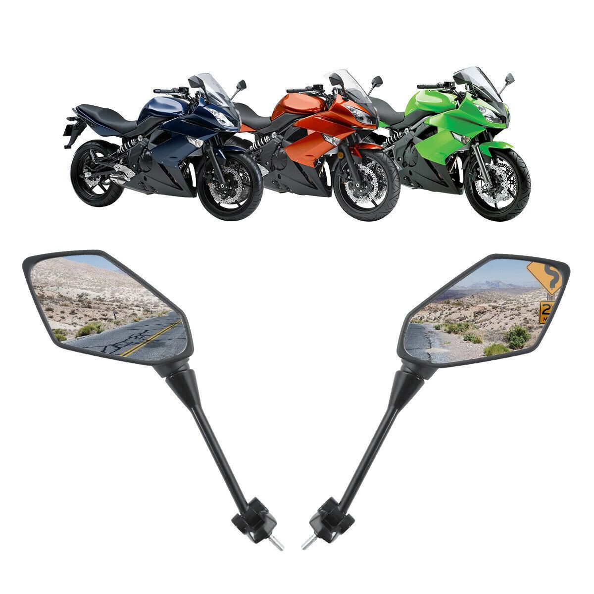 Pair Left & Right Rear View Mirrors Fit For Kawasaki Ninja 650R 09-11 Ninja 650 - Moto Life Products