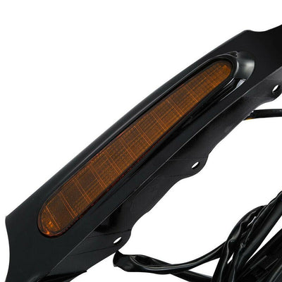 Rear Fender Fascia Set W/ LED Light For Harley Touring Road King Glide 2009-2013 - Moto Life Products