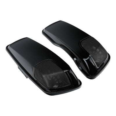 Saddlebag Lid Speaker Cutouts W/Grill Fit For Harley Touring Road Glide 14-22 19 - Moto Life Products