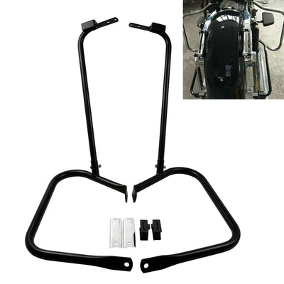 Rear Saddlebag Guards Crash Bar Set Fit For Harley Touring FLHTC FLHR 1997-2008 - Moto Life Products