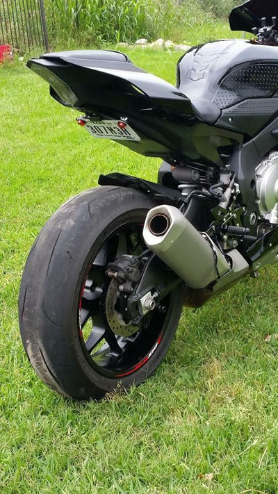 Fender Eliminator Tail Front Facing Black KAWASAKI ZX6R ZX-6R 2019 2020 2021 P/L - Moto Life Products