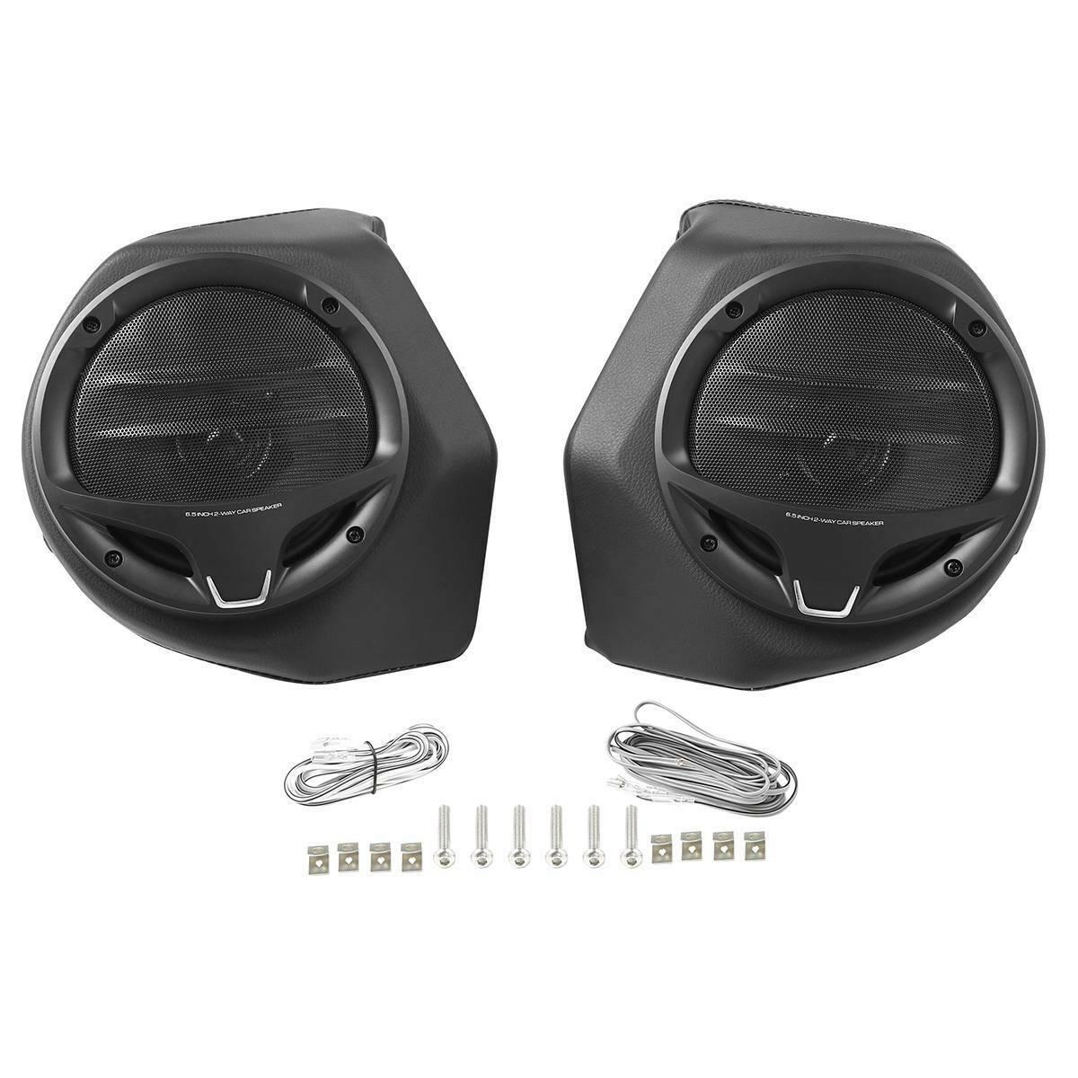 King Rear Pack Trunk 6.5" Speakers Fit For Harley Tour Pak Electra Glide 2014-Up - Moto Life Products