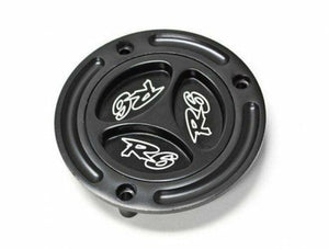 Gas Cap Logo Twist Off  W/ R6 Logo for 2000-2002 Yamaha YZF-R6 YZFR6  BLACK - Moto Life Products