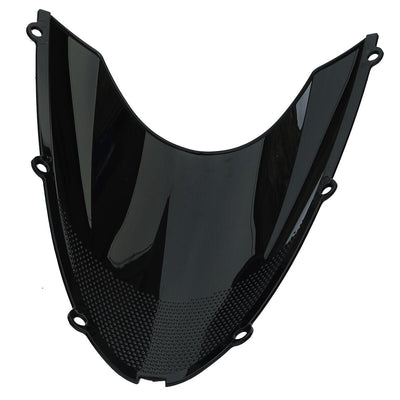 Black Windscreen Windshield For Kawasaki Ninja ZX6R ZX-6R 05-08 10R ZX-10R 06-07 - Moto Life Products