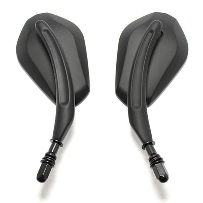 Black Motorcycle Rear View Mirrors For Harley Davidson Street Glide Road King US - Moto Life Products