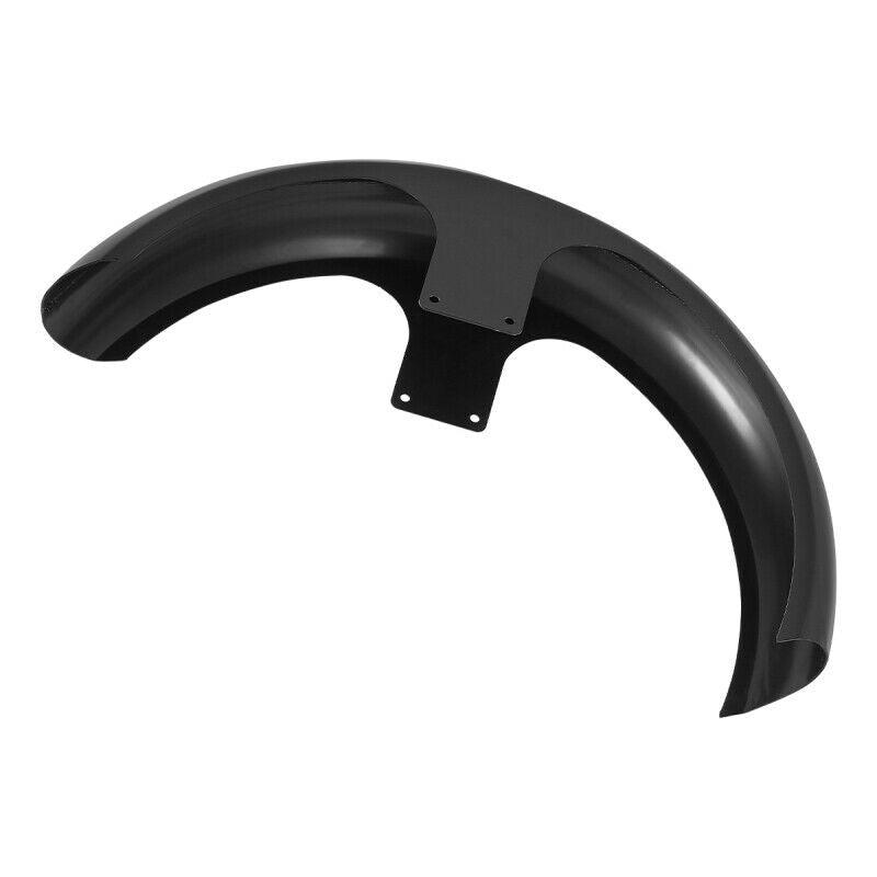 Black 26" Wrap 6" Front Fender For Harley Custom Baggers Touring Electra Glide - Moto Life Products