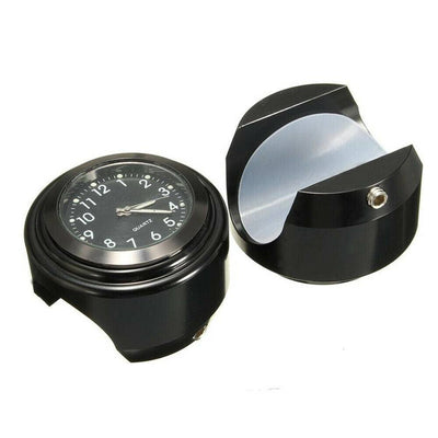 Waterproof 7/8" 1" Universal Motorcycle Motorbike Bike Handlebar Bar Mount Clock - Moto Life Products