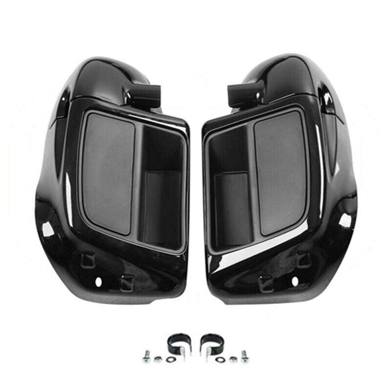 Black Lower Vented Leg Fairing Glove Box For Harley Davidson Touring 2014-2022 - Moto Life Products