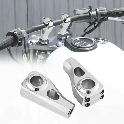 Chrome 3.5"  Motorcycle 1" Handlebar Riser Fit For Yamaha V-Star 650/1100 - Moto Life Products