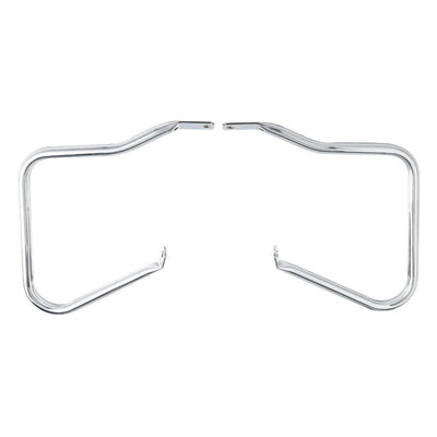 Chrome Hard Saddlebags Guard Bracket Fit For Harley Touring Road King 2014-2022 - Moto Life Products