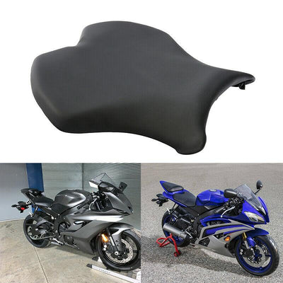 Black Front Driver Seat Cushion Fit For YAMAHA YZF R6 YZFR6 2017-2022 17-22 21 - Moto Life Products