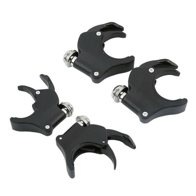 4PCS 49mm Windscreen Windshield Clamps Black For Harley Dyna models 2006-later - Moto Life Products