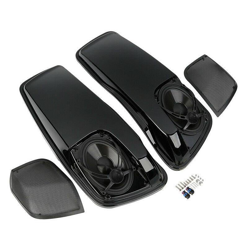 Saddlebag Lids W/ 5"X7" Speakers Fit For Harley Touring Street Road Glide 14-21 - Moto Life Products