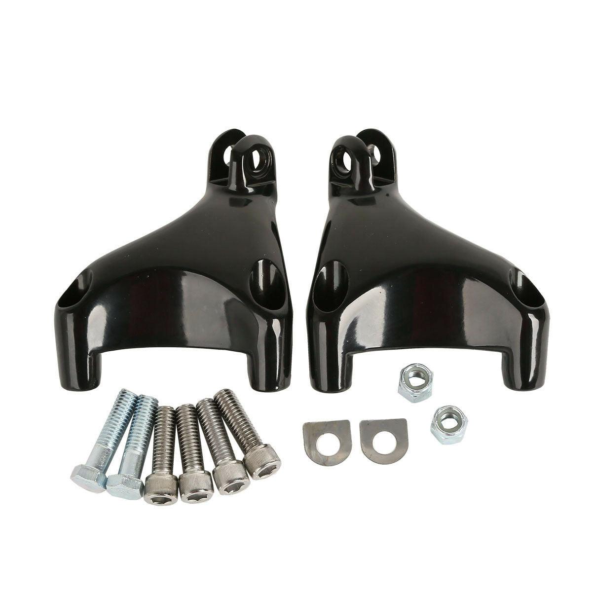 Rear Footpeg Foot Pegs Mounting Clamp Fit For Harley 883 1200 XL Sportster 04-13 - Moto Life Products
