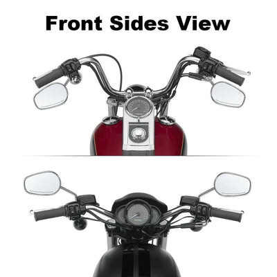 Rear View Mirrors Fit For Harley Davidson Touring Road King Electra Glide New - Moto Life Products