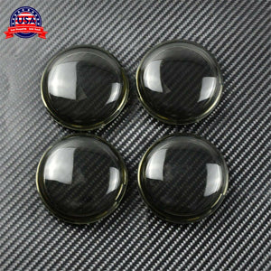 4Pcs Smoke Turn Signal Lens Cover Fit For 86-17 Harley Dyna Softail Sportster - Moto Life Products