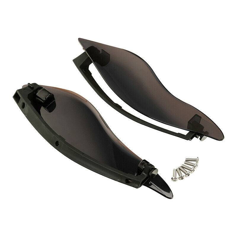 Smoked Side Wings Air Deflectors Fit For Harley Touring Electra Glide 2014-2022 - Moto Life Products