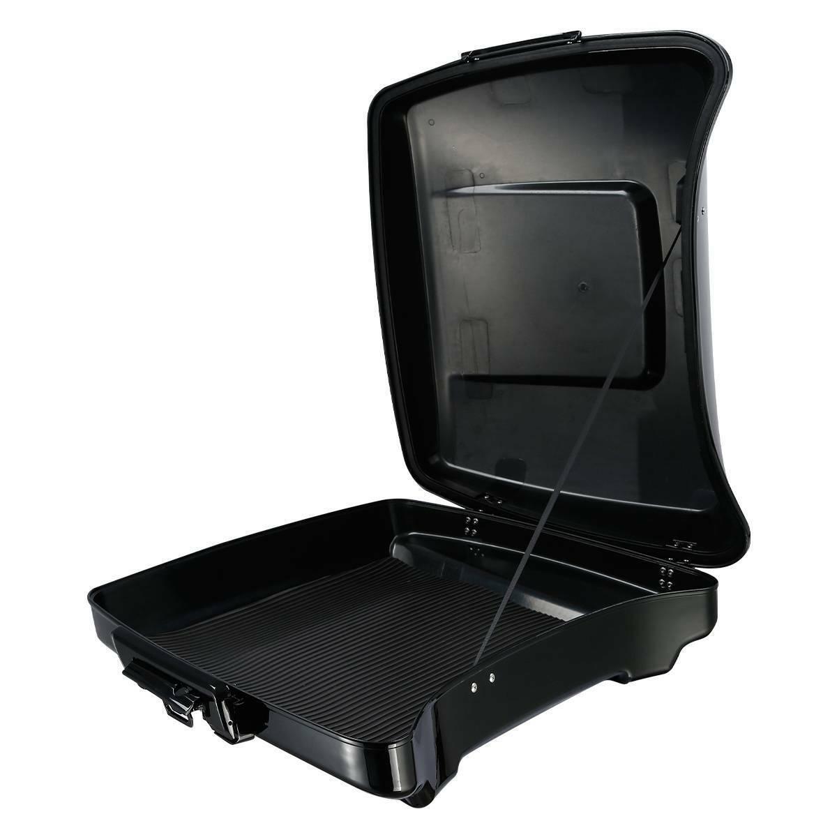 5.5" Razor Pack Trunk W/ Black Latch Fit For Harley Tour Pak Road King 14-22 - Moto Life Products