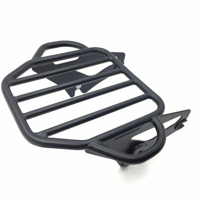 HTTMT Black King Detachable Luggage Rack For 09-17 Harley Road King Street Glide - Moto Life Products